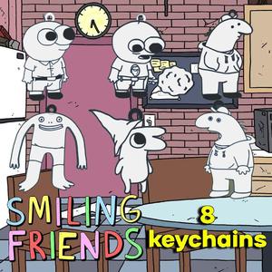 Smiling Friends 8 Keychains