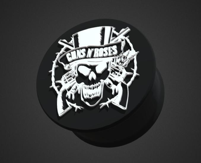 Grinder chopped Guns 'n Roses