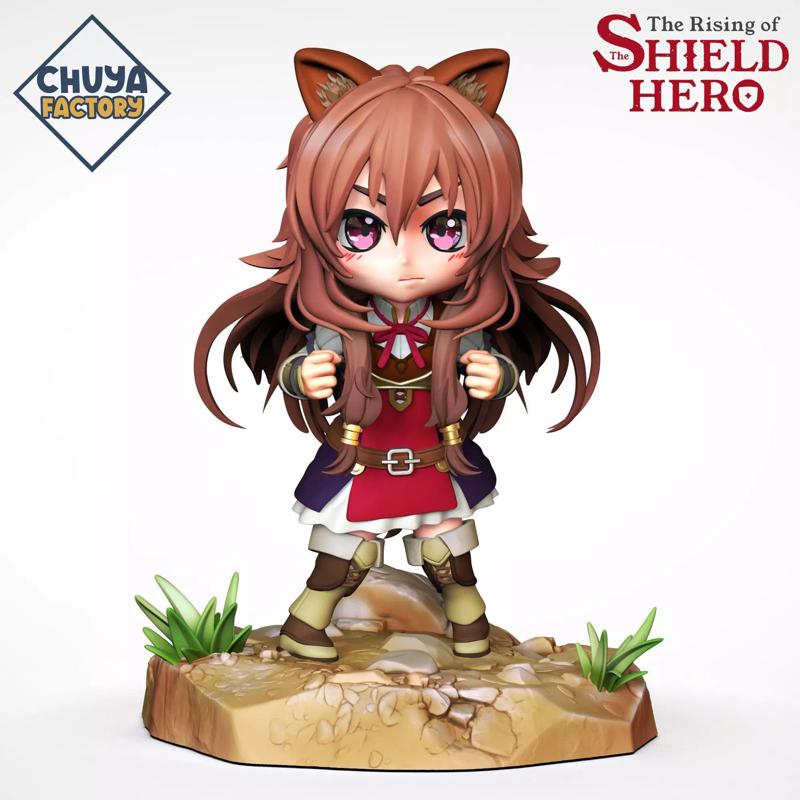 Raphtalia figurine of girl with long hair