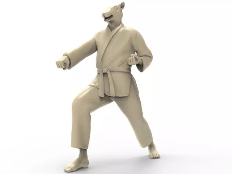 Rat Zenkutsu Dachi Stance