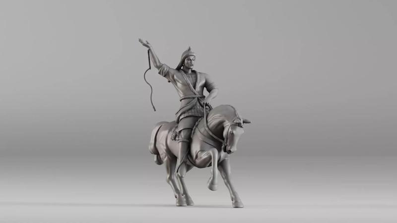 S00100 Salavat Yulaev on Horseback