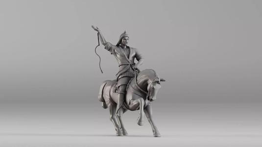 S00100 Salavat Yulaev on Horseback