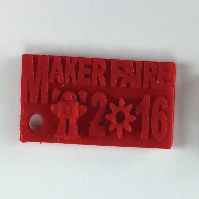 Souvenir Pendant for Maker Faire - UMO extruder