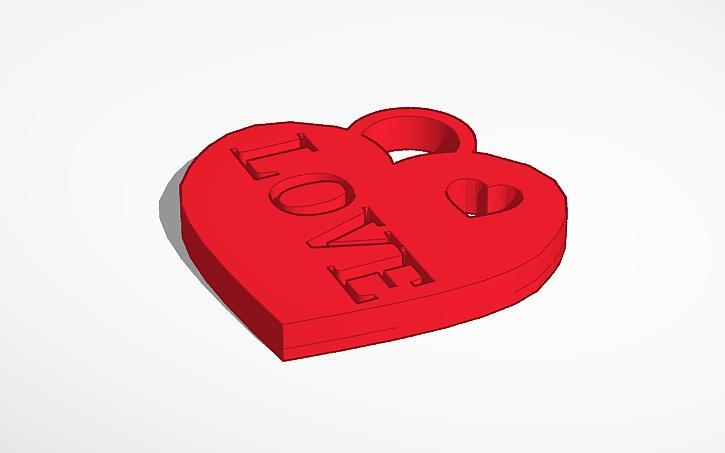 LLAVERO CORAZON LOVE GRATIS ( HEART LOVE KEYCHAIN FREE )