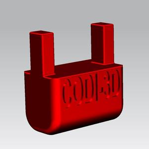 supporto modulare h=16mm per CNC morsetto modulare da tavola (d. 6mm.) rev.003 -