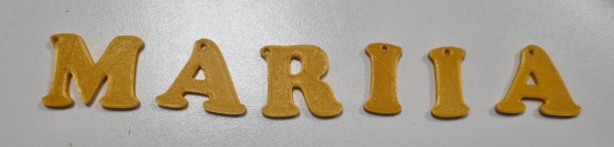 AMRI KEYCHAIN LETTERING