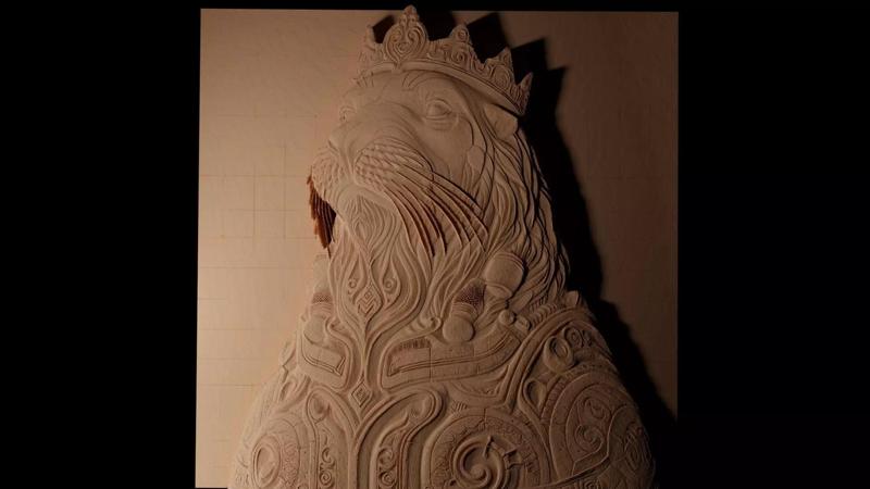 Selkie CNC 3d Print High Relief Sand Casting