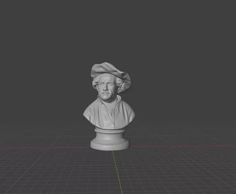 Rembrandt bust