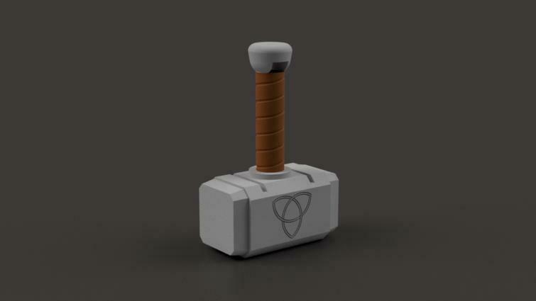 thor hammer keychain