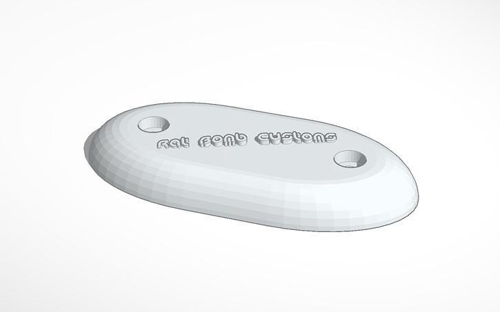 80's skateboard tail skid plate