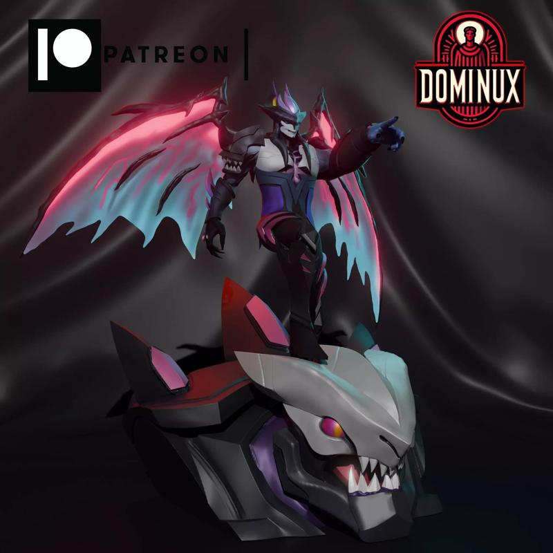 Aatrox primordial horde skin Archivo Stl de impresion