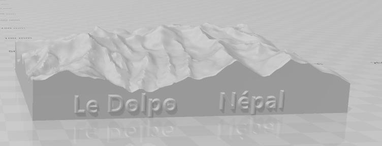 Map Dolpo Province, Nepal