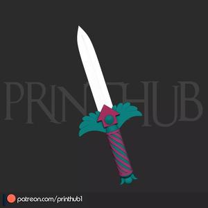 Squid Game Season 3 Knife  Life Size Cosplay Prop STL