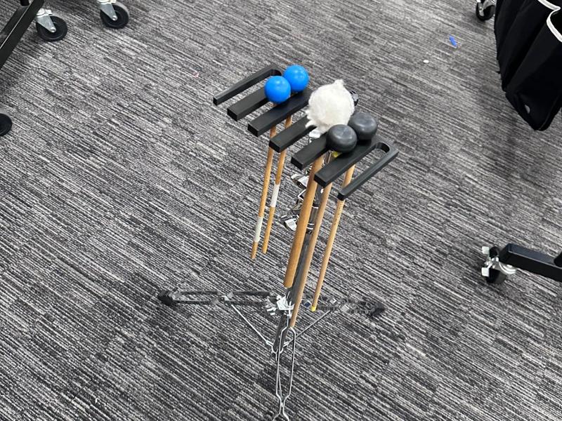 Percussion Mallet Cymbal Stand Holer