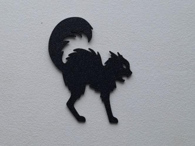 Halloween Scare Cat wall art