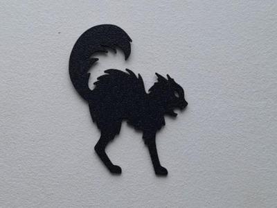 Halloween Scare Cat wall art