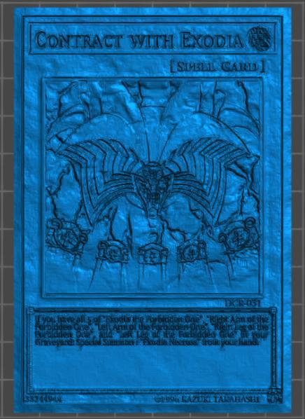 The Exodia Bundle Lithophanes from Yu-Ghi-Oh