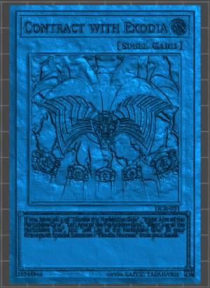 The Exodia Bundle Lithophanes from Yu-Ghi-Oh
