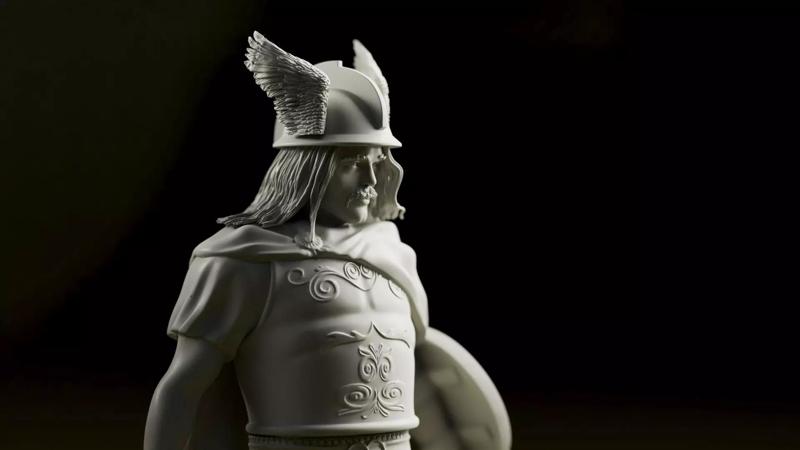 Vercingetorix statue of warrior