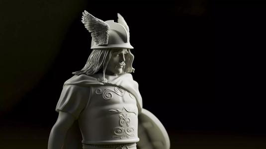 Vercingetorix statue of warrior