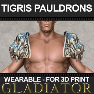 Tigris of Gaul Pauldrons  3D print model