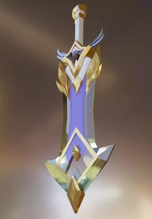 Sword of Ekko Star Guardian 3D Print Model