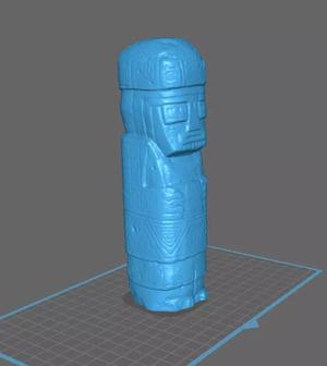 Tiwanaku replica statue