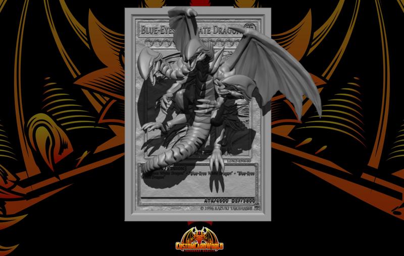 Yugioh Full 3D Card - Blue Eyes Ultimate Dragon