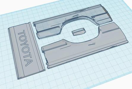 Basic WPL C14 Truck bed (Sliced for basic printing)