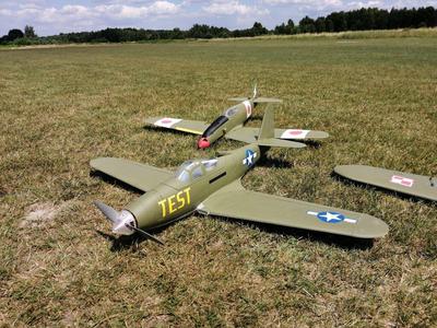 Bell P63 Kingcobra flying model 1:12 scale