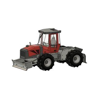 RC forestry tractor Ritter R170 in 1:14