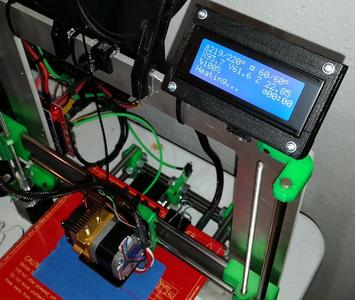 2004A (20x4) LCD mount for Prusia I3 clones