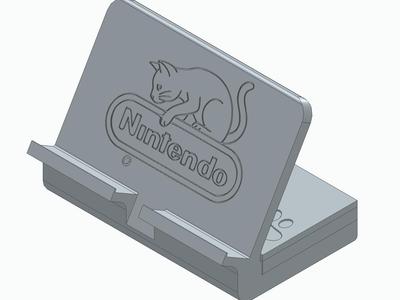 Nintendo Switch Lite stand with game holder