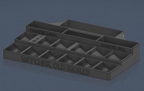THE WITCHER: OLD WORLD TOKEN AND CARD HOLDER (LARGE CARDS/REGULAR CARDS)