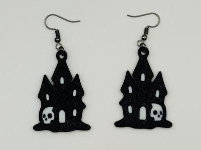 Haunted House Earrings