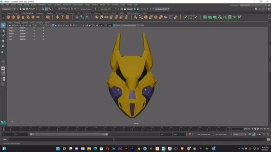 Cyberpunk Mask 2022 - Highpoly 3D model and 3D print ready model