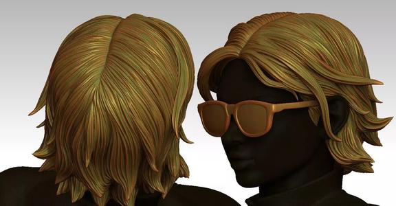 3D Hairstyles for girl V80
