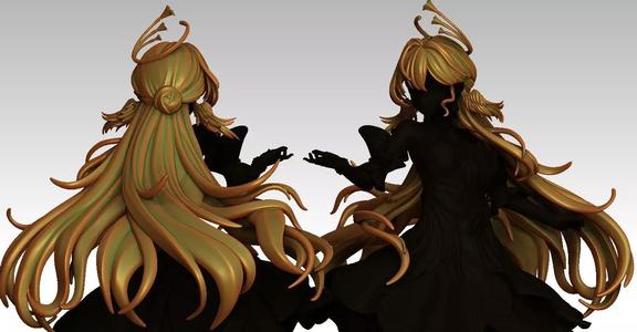3D Hairstyles for girl V106