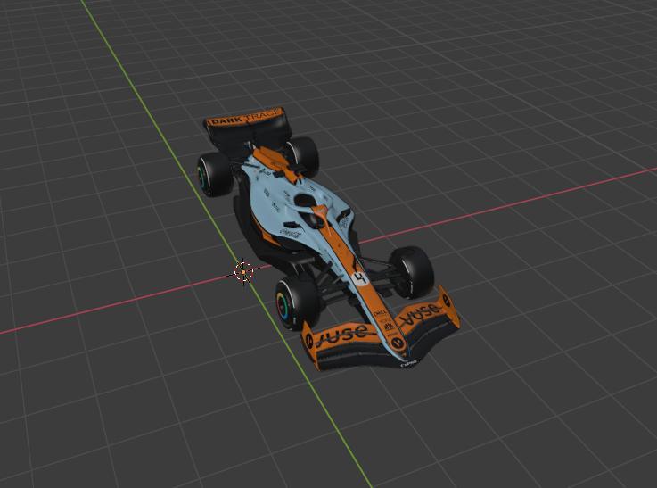 2022 F1 MCLAREN MCL36 GULF LIVERY