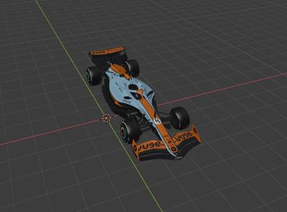 2022 F1 MCLAREN MCL36 GULF LIVERY
