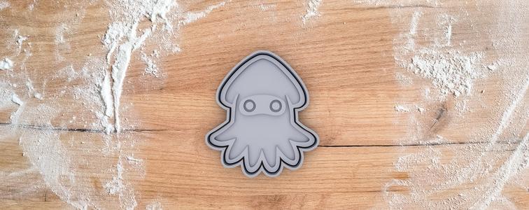 Squid Blooper cookie cutter from Super Mario Bros