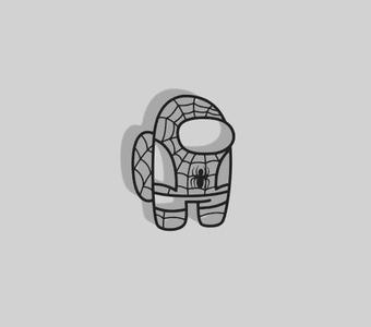 Spiderman Among Us Decoration - 2D Art