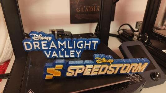 Gameloft Disney Pack Games Logo - Dreamlight Valley and Speedstorm