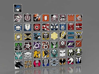 Rainbow Six Siege Icons - All of Them...