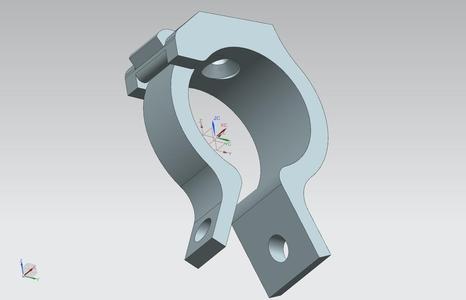 Lupine Piko TL Flash light handlebar mount for gopro quick release