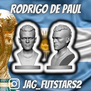 Argentina 2022 - Rodrigo De Paul - Soccer Bust