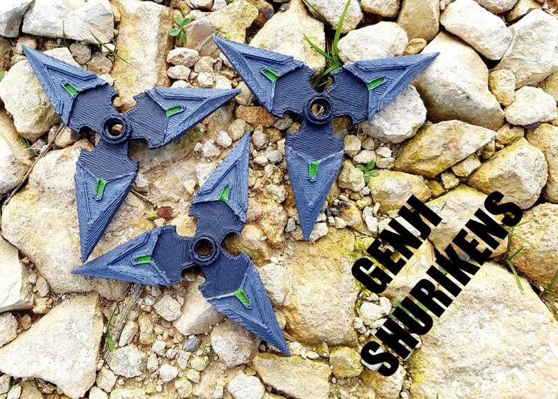 Genji Shuriken- Overwatch =Easy Print=