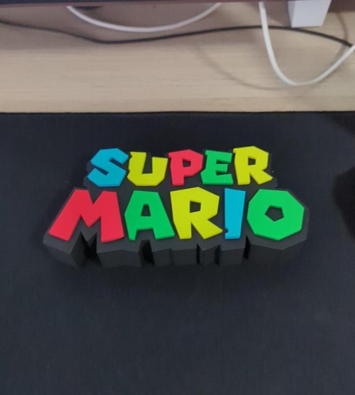 Super Mario Logo / Sign (NO AMS/AMS)