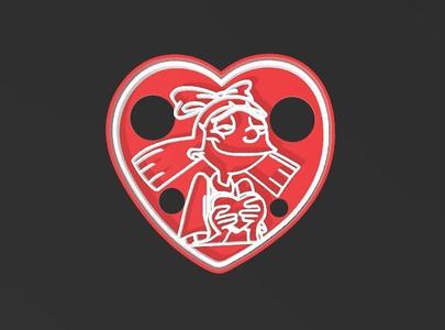 Helga Heart, cookie cutter