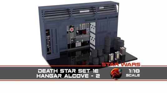 Set 1e - Death Star Alcove 2 1-18 scale Kenner Hasbro 3D Model Collection